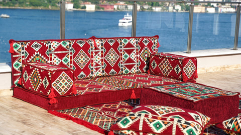 Single Sofa Set, Arabic Sofa, Floor Seating Set