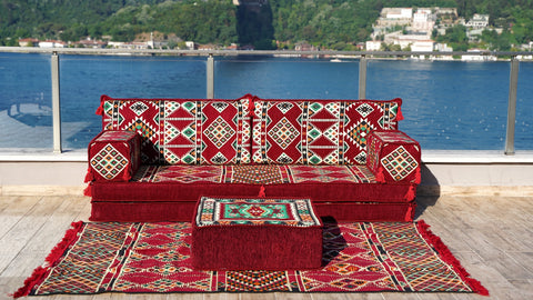 Single Sofa Set, Arabic Sofa, Floor Seating Set