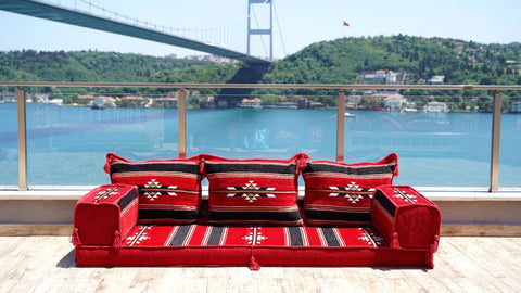 8 Thickness Loveseat, Arabic Majlis, Turkish Sofa Seating