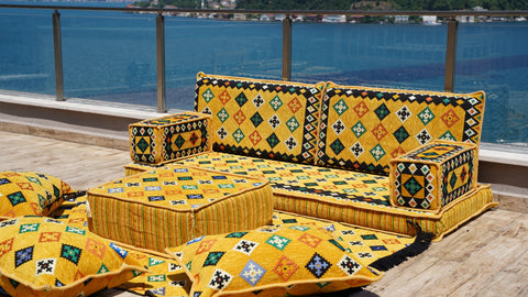 Single Sofa Set, Floor Seating Sofa, Majlis Sofa, Turkish Sofa