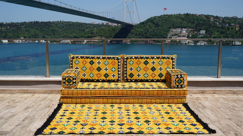 Single Sofa Set, Floor Seating Sofa, Majlis Sofa, Turkish Sofa