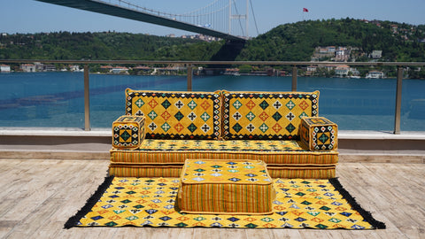 Single Sofa Set, Floor Seating Sofa, Majlis Sofa, Turkish Sofa