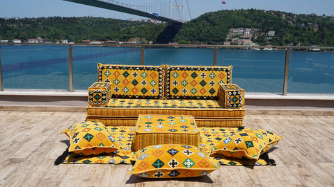 Single Sofa Set, Floor Seating Sofa, Majlis Sofa, Turkish Sofa