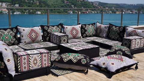 8 Thickness U Sofa Set, Turkish Sofa, Moroccan Sofa, Arabic Majlis Seating