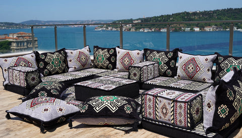 8 Thickness U Sofa Set, Turkish Sofa, Moroccan Sofa, Arabic Majlis Seating