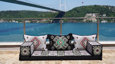 Loveseat Sofa, Arabic Majlis, Turkish Seating Cushions