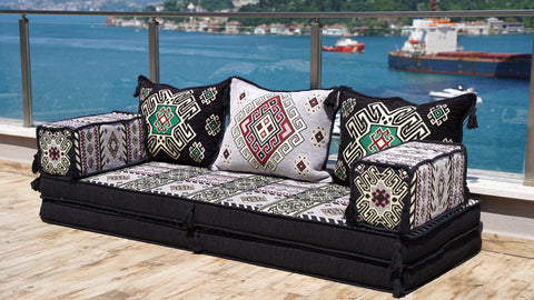 Loveseat Sofa, Arabic Majlis, Turkish Seating Cushions