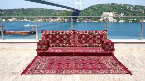 Single Sofa Set, Arabic Sofa, Floor Cushions, Arabic Jalsa