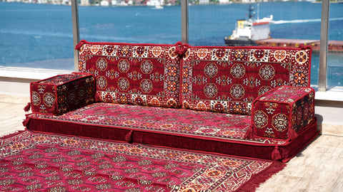 Single Sofa Set, Arabic Sofa, Floor Cushions, Arabic Jalsa