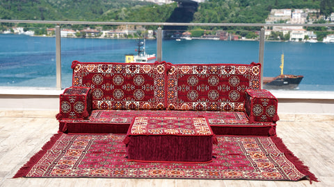 Single Sofa Set, Arabic Sofa, Floor Cushions, Arabic Jalsa