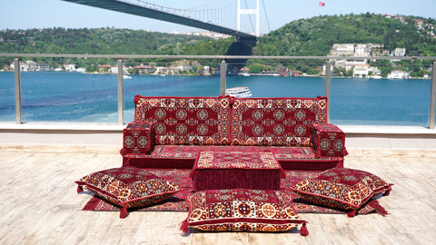 Single Sofa Set, Arabic Sofa, Floor Cushions, Arabic Jalsa