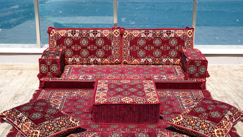 Single Sofa Set, Arabic Sofa, Floor Cushions, Arabic Jalsa