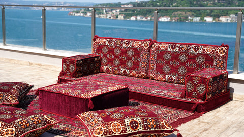 Single Sofa Set, Arabic Sofa, Floor Cushions, Arabic Jalsa