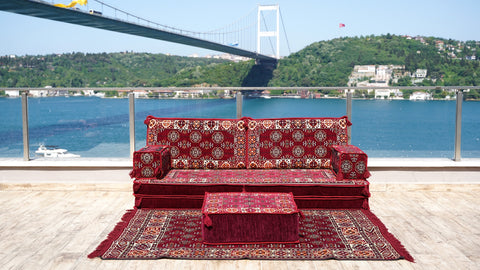 Single Sofa Set, Arabic Sofa, Floor Cushions, Arabic Jalsa