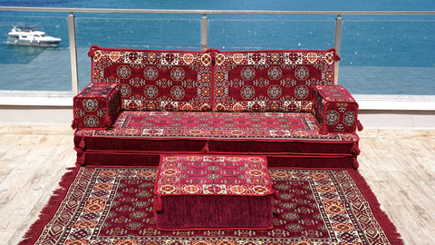 Single Sofa Set, Arabic Sofa, Floor Cushions, Arabic Jalsa