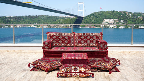 Single Sofa Set, Arabic Sofa, Floor Cushions, Arabic Jalsa