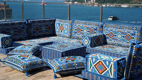 8 Thickness U Sofa Set, Turkish Seating Sofa, Arabic Majlis Sofa, Arabic Jalsa