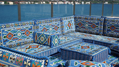 8 Thickness U Sofa Set, Turkish Seating Sofa, Arabic Majlis Sofa, Arabic Jalsa