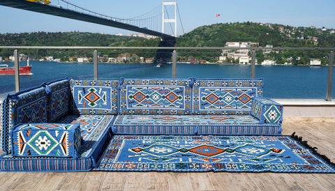 L Shaped Moroccan Sofa, Arabic Majlis, Turkish Sofa Seating