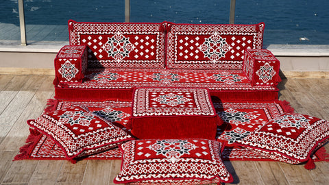 Single Sofa Set, Floor Cushions, Moroccan Sofa Seating