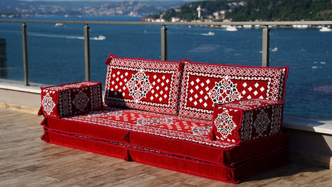 8 Thickness Loveseat, Moroccan Sofa Set, Floor Cushions