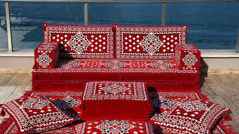 Single Sofa Set, Floor Cushions, Moroccan Sofa Seating