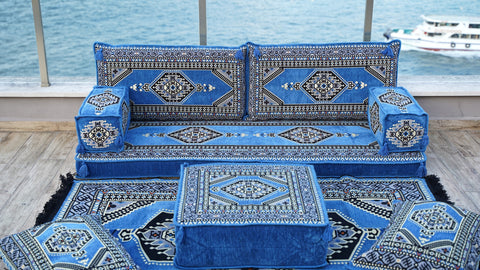 Single Sofa Set, Floor Seating Sofa, Arabic Jalsa