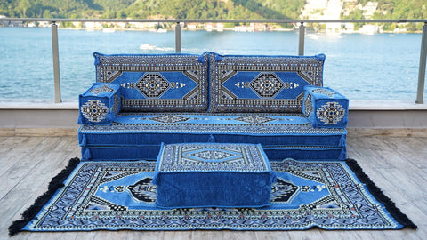 8 Thickness Single Seating Sofa, Floor Seating Sofa, Arabic Jalsa