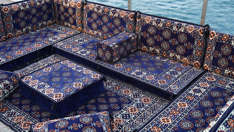 8 Thickness U Sofa Set, Arabic Floor Sofa Set, Arabic Majlis, Oriental Sofa Set