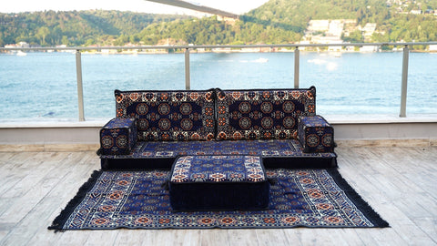 8 Thickness Single Seating Sofa, Moroccan Sofa, Floor Cushions Seating