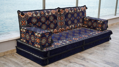 8 Thickness Single Seating Sofa, Moroccan Sofa, Floor Cushions Seating