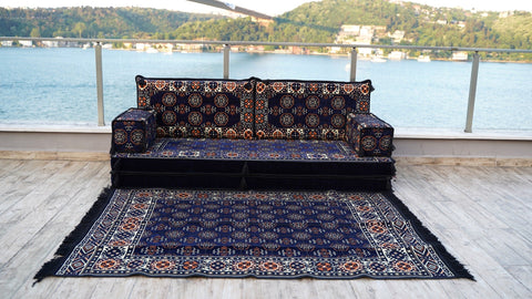 8 Thickness Single Seating Sofa, Moroccan Sofa, Floor Cushions Seating