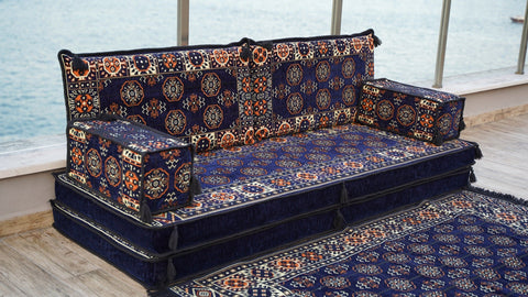 8 Thickness Single Seating Sofa, Moroccan Sofa, Floor Cushions Seating