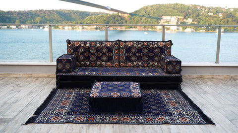 Single Sofa Set, Moroccan Sofa, Floor Cushions Seating