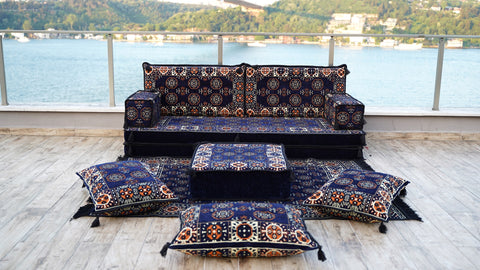 Single Sofa Set, Moroccan Sofa, Floor Cushions Seating