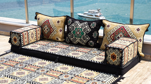 Single Sofa Set, Floor Cushions, Arabic Sofa, Floor Sofa Seating