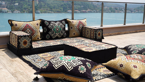 Single Sofa Set, Floor Cushions, Arabic Sofa, Floor Sofa Seating