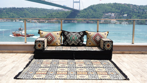 Single Sofa Set, Floor Cushions, Arabic Sofa, Floor Sofa Seating