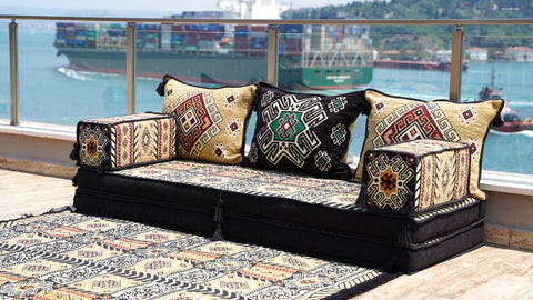 Single Sofa Set, Floor Cushions, Arabic Sofa, Floor Sofa Seating