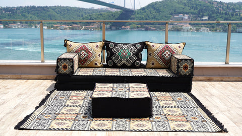 Single Sofa Set, Floor Cushions, Arabic Sofa, Floor Sofa Seating