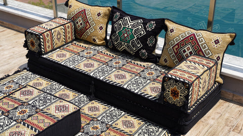 Single Sofa Set, Floor Cushions, Arabic Sofa, Floor Sofa Seating