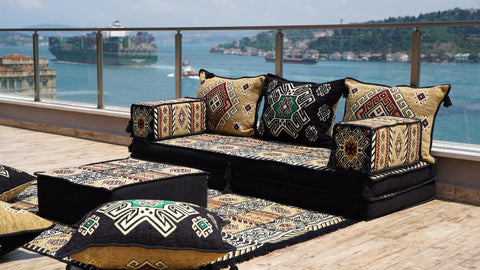 Single Sofa Set, Floor Cushions, Arabic Sofa, Floor Sofa Seating