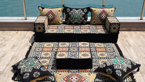 Single Sofa Set, Floor Cushions, Arabic Sofa, Floor Sofa Seating