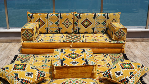 Single Sofa Set, Arabic Sofa Seating, Moroccan Sofa Set