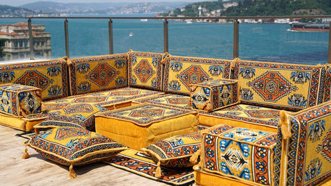 8 Thickness U Sofa Set, Arabic Sofa, Moroccan Sofa Set, Turkish Sofa Seating