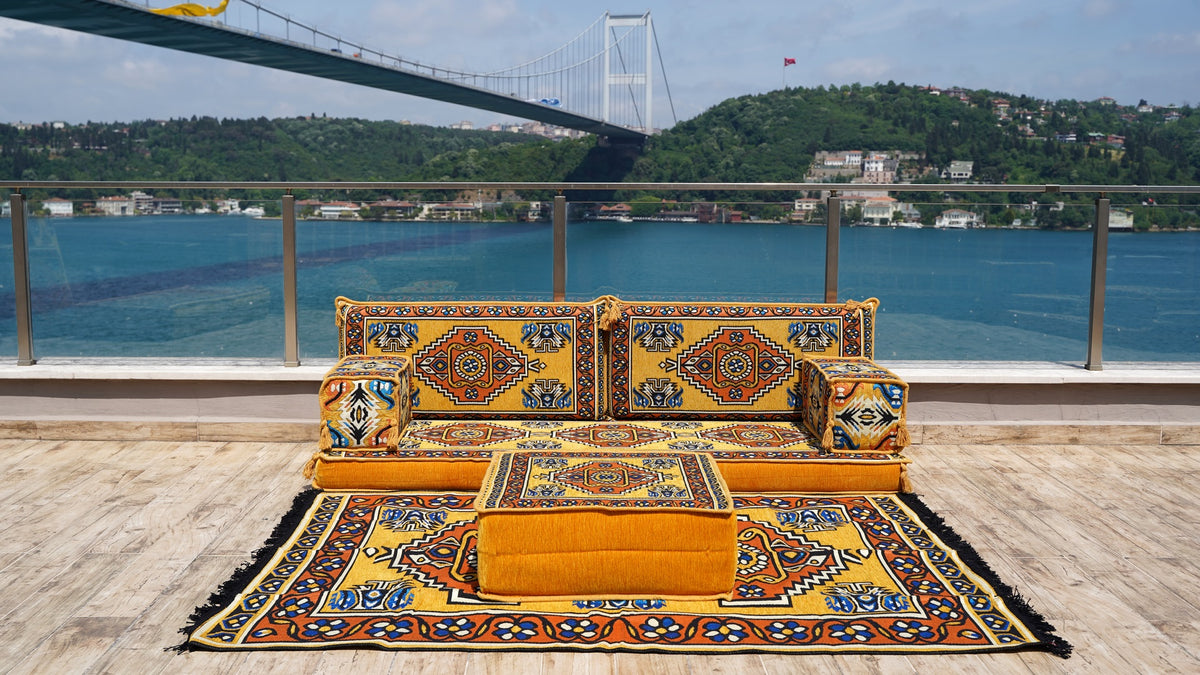 Single Sofa Set, Arabic Jalsa, Floor Seating Sofa