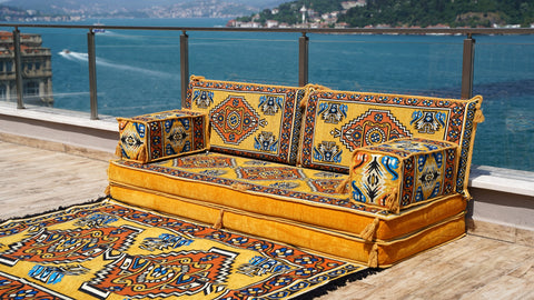 Single Sofa Set, Arabic Jalsa, Floor Seating Sofa