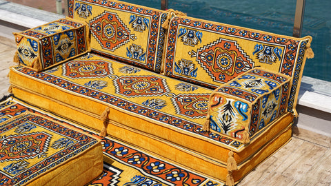 Single Sofa Set, Arabic Jalsa, Floor Seating Sofa