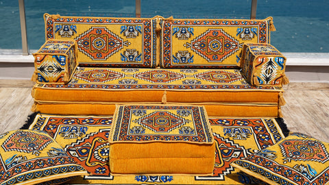 Single Sofa Set, Arabic Jalsa, Floor Seating Sofa