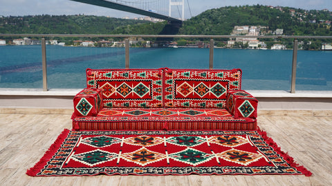 Single Sofa Set, Moroccan Sofa, Arabic Jalsa Set